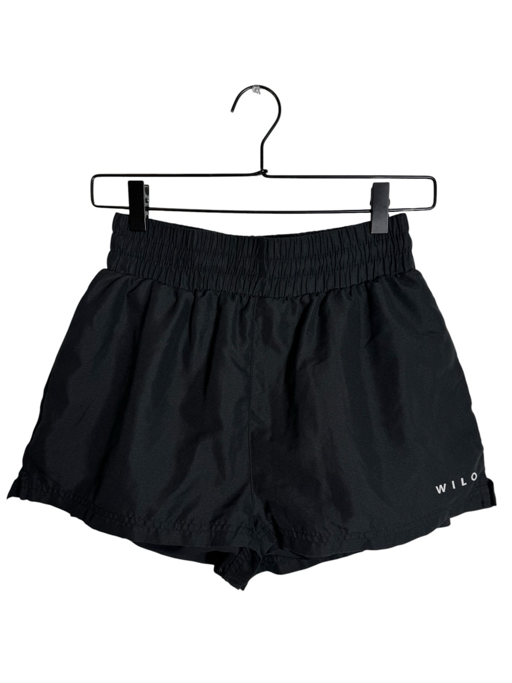 WILO The Label High Waisted 2-in-1 Running Shorts Black Lined Athletic